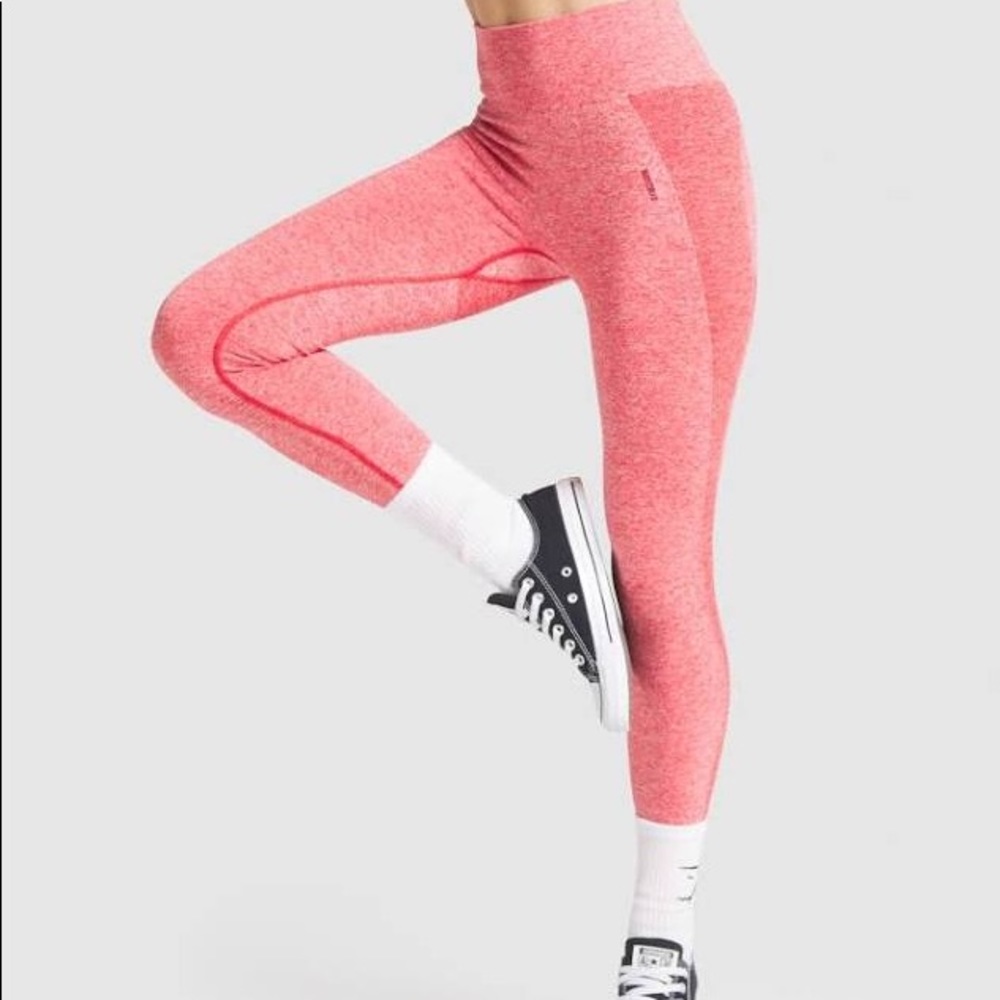 Gymshark Red high waisted Flex